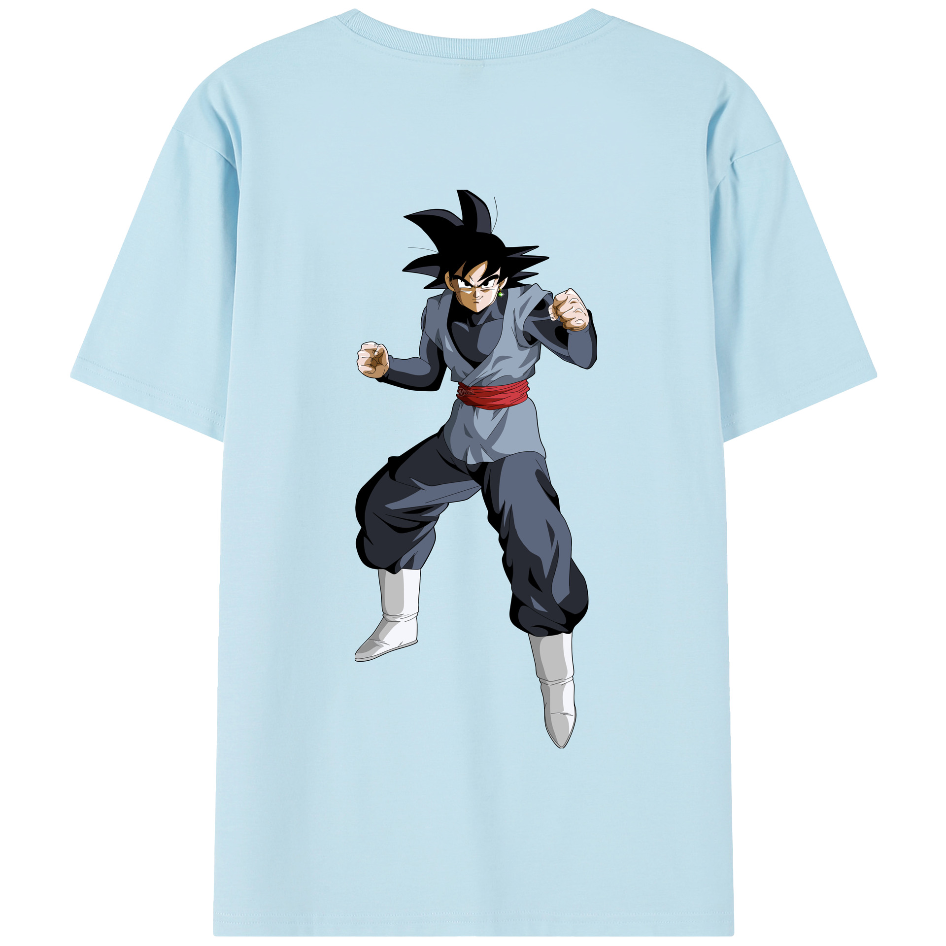 （画像用） ドラゴンボール ベジータ四世（Bejīta Yonsei）DRAGON BALL Vegeta IV 綿100％半袖Tシャツ（背面プリント）